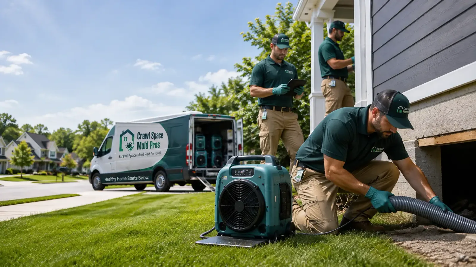 Crawl Space Mold Removal in Billerica, MA